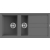 Zlew ELLECI BEST 475 dark grey (K99) KERATEK (LKB47599) *** zamów wycięcie otworów GRATIS *** Zlew ELLECI BEST 475 dark grey (K99) KERATEK (LKB47599) *** zamów wycięcie otworów GRATIS ***