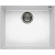 Zlew ELLECI QUADRA 105 BSO white (K96) KERATEK (LKQ10596BSO)