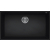 Zlew ELLECI QUADRA 130 BSO black (K86) KERATEK (LKQ13086BSO)
