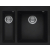 Zlew ELLECI QUADRA 150 black (K86) KERATEK (LKQ15086) *** zamów wycięcie otworów GRATIS ***