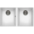 Zlew ELLECI QUADRA 350 BSO white (K96) KERATEK (LKQ35096BSO)