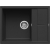Zlew ELLECI UNICO 125 black (K86) KERATEK (LKU12586) *** zamów wycięcie otworów GRATIS *** Zlew ELLECI UNICO 125 black (K86) KERATEK (LKU12586) *** zamów wycięcie otworów GRATIS ***