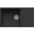 Zlew ELLECI UNICO 410 black (K86) KERATEK (LKU41086) *** zamów wycięcie otworów GRATIS ***