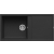 Zlew ELLECI UNICO 480 black (K86) KERATEK (LKU48086) *** zamów wycięcie otworów GRATIS ***