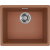 Zlew ELLECI ZEN 105 LE clay (K83) KERATEK | Limited Edition (LKZ10583BKM)