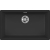 Zlew ELLECI ZEN 130 black (K86) KERATEK (LKZ13086)