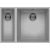 Zlew ELLECI QUADRA 150 BSO aluminium (M79) METALTEK (LMQ15079BSO) Zlew ELLECI QUADRA 150 BSO aluminium (M79) METALTEK (LMQ15079BSO)