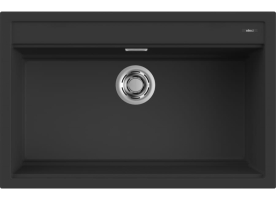 Zlew ELLECI BEST 130 nero (G40) GRANITEK (LGB13040) *** zamów wycięcie otworów GRATIS ***