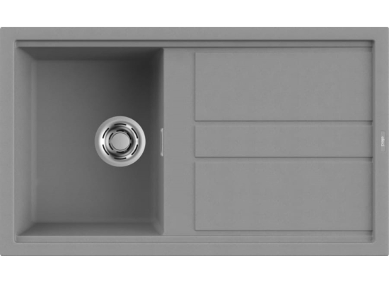 Zlew ELLECI BEST 400 cemento (G48) GRANITEK (LGB40048) *** zamów wycięcie otworów GRATIS ***