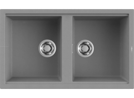 Zlew ELLECI BEST 450 cemento (G48) GRANITEK (LGB45048) *** zamów wycięcie otworów GRATIS ***