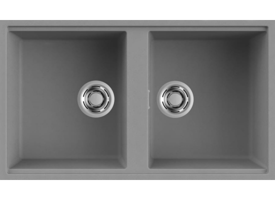 Zlew ELLECI BEST 450 BSO cemento (G48) GRANITEK (LGB45048BSO) *** zamów wycięcie otworów GRATIS ***