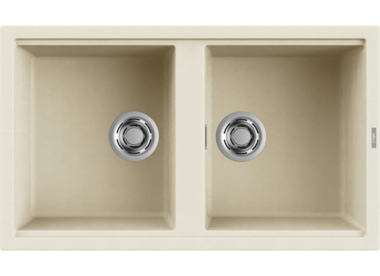 Zlew ELLECI BEST 450 bianco antico (G62) GRANITEK (LGB45062) *** zamów wycięcie otworów GRATIS ***