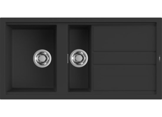 Zlew ELLECI BEST 475 nero (G40) GRANITEK (LGB47540) *** zamów wycięcie otworów GRATIS ***