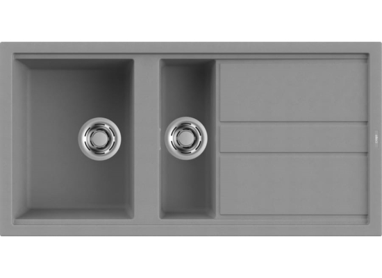 Zlew ELLECI BEST 475 cemento (G48) GRANITEK (LGB47548) *** zamów wycięcie otworów GRATIS ***