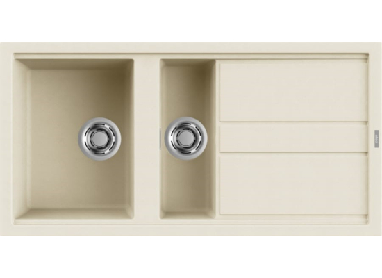 Zlew ELLECI BEST 475 bianco antico (G62) GRANITEK (LGB47562) *** zamów wycięcie otworów GRATIS ***