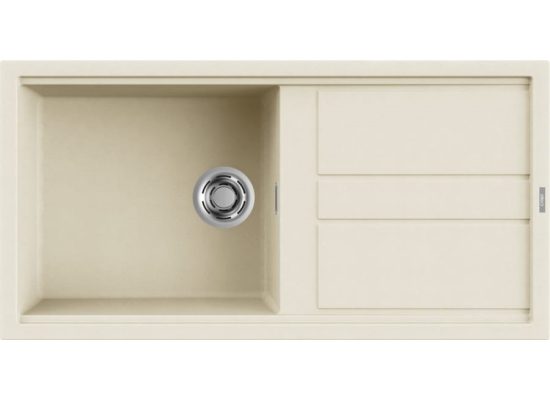 Zlew ELLECI BEST 480 bianco antico (G62) GRANITEK (LGB48062) *** zamów wycięcie otworów GRATIS ***