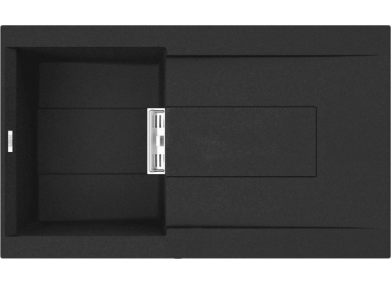 WYLECIAŁO ELLECI - Zlew ELLECI SMART 400 nero (G40) GRANITEK (LGI40040SMT)