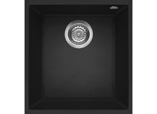 Zlew ELLECI QUADRA 100 BSO nero (G40) GRANITEK (LGQ10040BSO)