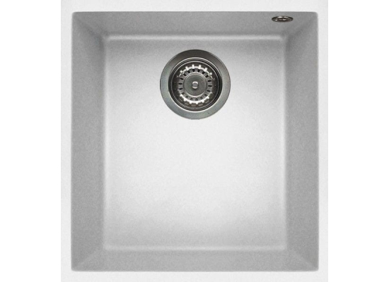 Zlew ELLECI QUADRA 100 BSO bianco (G68) GRANITEK (LGQ10068BSO)