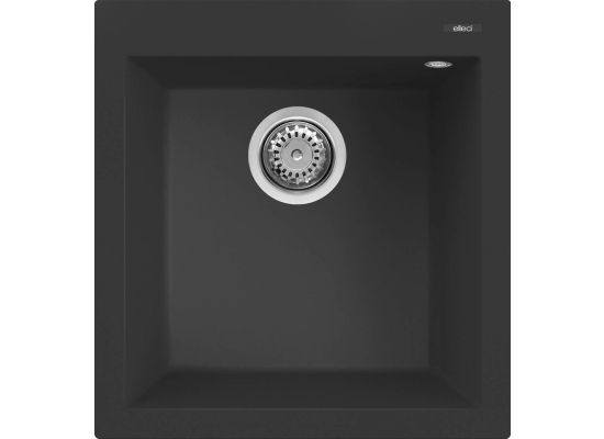 Zlew ELLECI QUADRA 102 nero (G40) GRANITEK (LGQ10240) *** zamów wycięcie otworów GRATIS ***