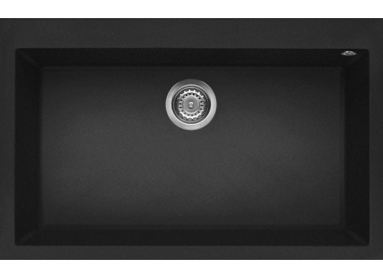 Zlew ELLECI QUADRA 130 nero (G40) GRANITEK (LGQ13040) *** zamów wycięcie otworów GRATIS ***