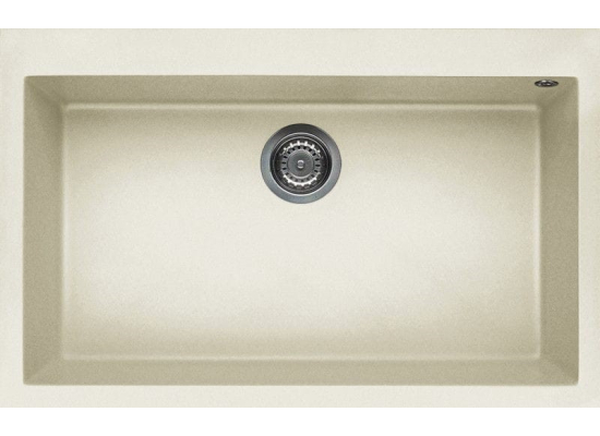 Zlew ELLECI QUADRA 130 bianco antico (G62) GRANITEK (LGQ13062) *** zamów wycięcie otworów GRATIS ***