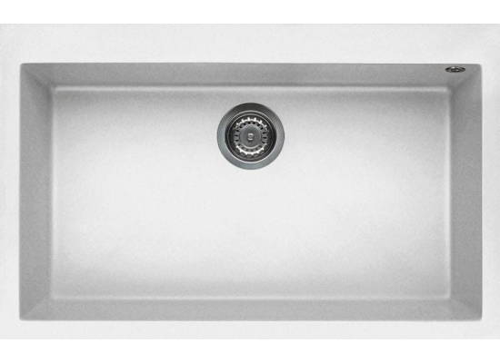 Zlew ELLECI QUADRA 130 bianco (G68) GRANITEK (LGQ13068) *** zamów wycięcie otworów GRATIS ***