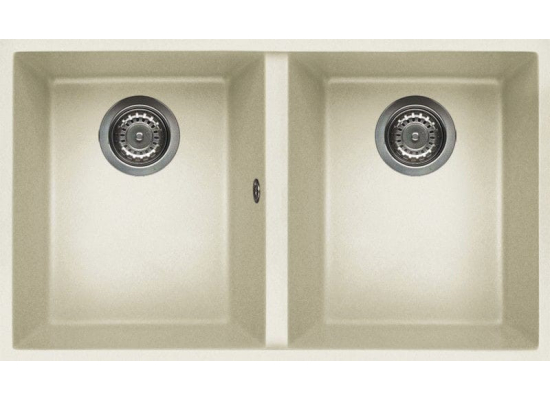 Zlew ELLECI QUADRA 350 BSO bianco antico (G62) GRANITEK (LGQ35062BSO)
