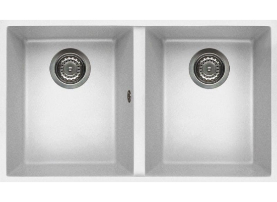 Zlew ELLECI QUADRA 350 BSO bianco (G68) GRANITEK (LGQ35068BSO)