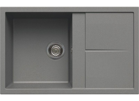 Zlew ELLECI UNICO 300 cemento (G48) GRANITEK (LGU30048) *** zamów wycięcie otworów GRATIS ***