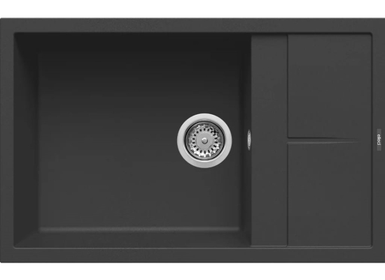 Zlew ELLECI UNICO 310 nero (G40) GRANITEK (LGU31040) *** zamów wycięcie otworów GRATIS ***