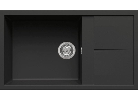 Zlew ELLECI UNICO 410 nero (G40) GRANITEK (LGU41040) *** zamów wycięcie otworów GRATIS ***