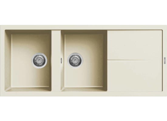 Zlew ELLECI UNICO 500 bianco antico (G62) GRANITEK (LGU50062) *** zamów wycięcie otworów GRATIS ***