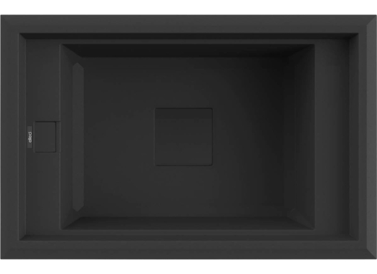 Zlew ELLECI VALUE 130 nero (G40) GRANITEK (LGV13040) *** zamów wycięcie otworów GRATIS ***
