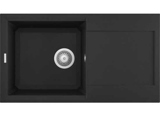 Zlew ELLECI EASY 290 nero (G40) GRANITEK (LGY29040) *** zamów wycięcie otworów GRATIS ***