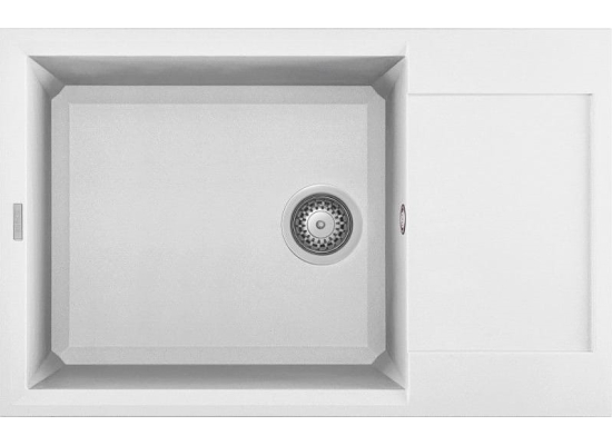 Zlew ELLECI EASY 310 bianco (G68) GRANITEK (LGY31068) *** zamów wycięcie otworów GRATIS ***