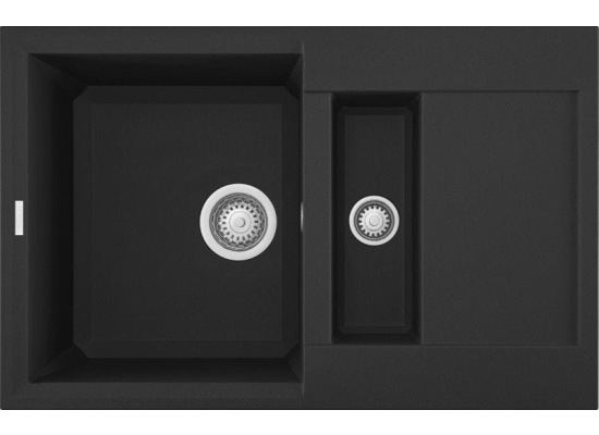 Zlew ELLECI EASY 325 nero (G40) GRANITEK (LGY32540) *** zamów wycięcie otworów GRATIS ***