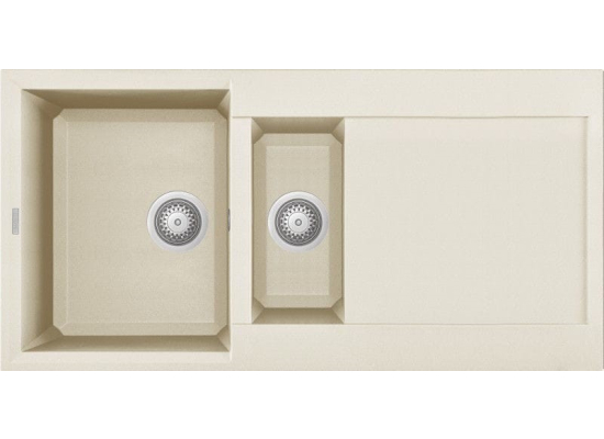 Zlew ELLECI EASY 475 bianco antico (G62) GRANITEK (LGY47562) *** zamów wycięcie otworów GRATIS ***