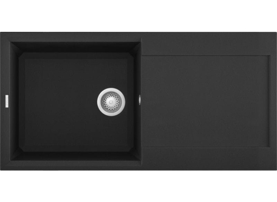 Zlew ELLECI EASY 480 nero (G40) GRANITEK (LGY48040) *** zamów wycięcie otworów GRATIS ***