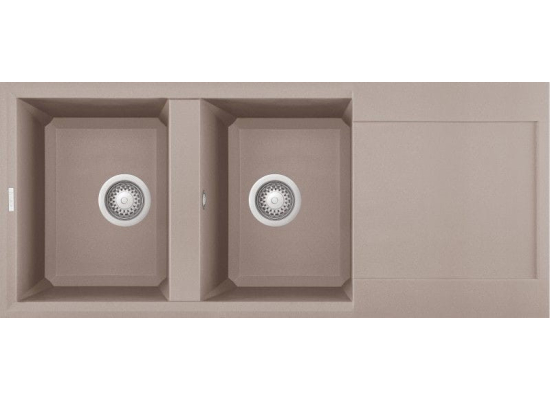 Zlew ELLECI EASY 500 tortora (G43) GRANITEK (LGY50043) *** zamów wycięcie otworów GRATIS ***
