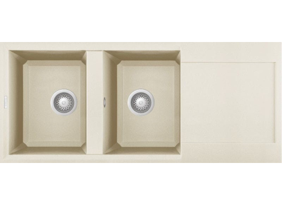 Zlew ELLECI EASY 500 bianco antico (G62) GRANITEK (LGY50062) *** zamów wycięcie otworów GRATIS ***