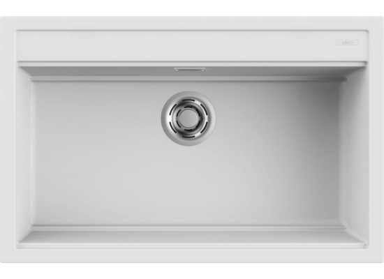 Zlew ELLECI BEST 130 white (K96) KERATEK (LKB13096) *** zamów wycięcie otworów GRATIS ***