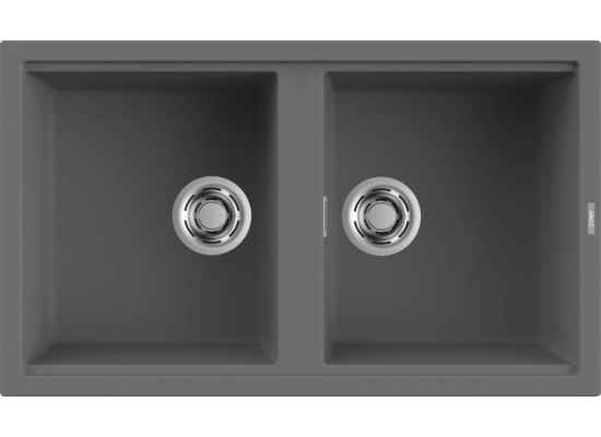 Zlew ELLECI BEST 450 dark grey (K99) KERATEK (LKB45099) *** zamów wycięcie otworów GRATIS ***