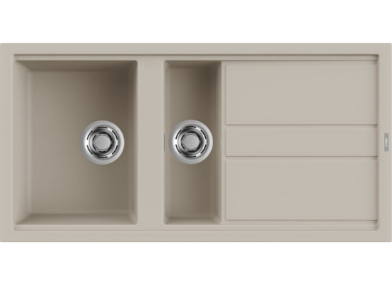 Zlew ELLECI BEST 475 champagne (K95) KERATEK (LKB47595) *** zamów wycięcie otworów GRATIS ***