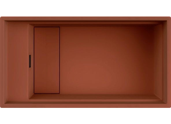 Zlew ELLECI DIALOGO 360 clay (K83) KERATEK (LKD36083BKM) *** zamów wycięcie otworów GRATIS ***