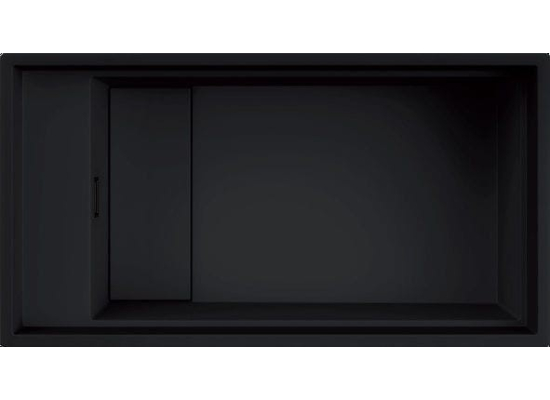 Zlew ELLECI DIALOGO 360 black (K86) KERATEK (LKD36086BKM) *** zamów wycięcie otworów GRATIS ***