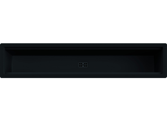 Zlew ELLECI DIALOGO CANALE black (K86) KERATEK (LKDC8686BKM)