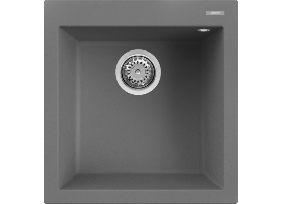 Zlew ELLECI QUADRA 102 dark grey (K99) KERATEK (LKQ10299) *** zamów wycięcie otworów GRATIS ***