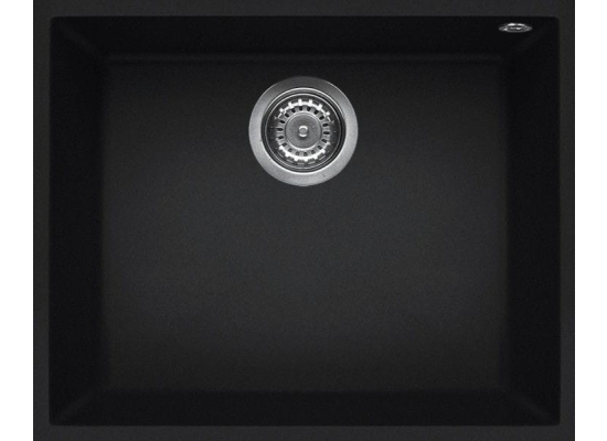 Zlew ELLECI QUADRA 105 BSO black (K86) KERATEK (LKQ10586BSO)