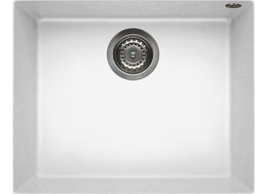 Zlew ELLECI QUADRA 105 BSO white (K96) KERATEK (LKQ10596BSO)